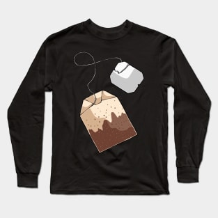 Tea Bag Tea Drinker Caffeine Beverage Long Sleeve T-Shirt